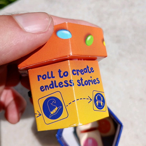 Smarties Dice Game used, wooden dice game