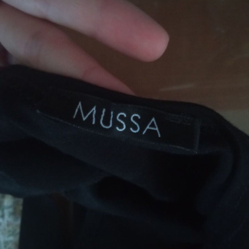 Black winter dress mussa backless, like new, one size