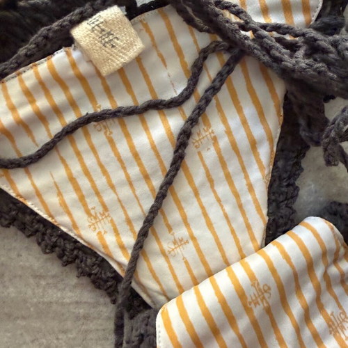 She Made Me crochet swimsuit size S like new, bikini set with second top gift