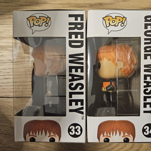 George and Fred Weasley Funko Pops like new