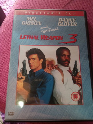 Lethal Weapon 3 DVD like new, action adventure crime, subbed