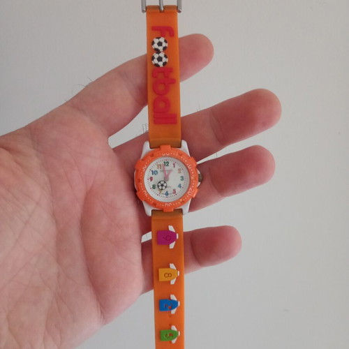 Children's wristwatch, orange