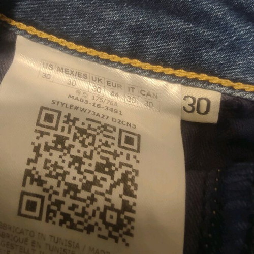 Guess jeans like new, fitted, size XXL 44 16, blue