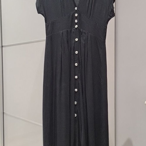 Attrattivo polka dot dress, size S, black and white