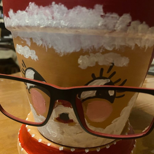 Santa Claus Flowerpot New Christmas Decoration