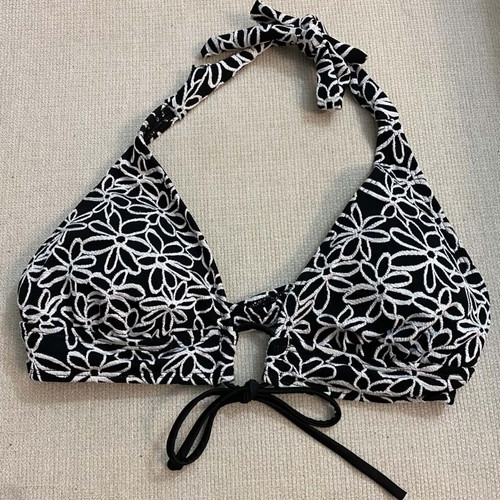 Shein swimwear set like new, size M, black and white