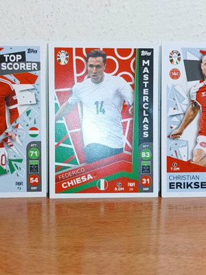 Topps UEFA EURO 2024 Match Attax σετ 5 τεμαχίων σαν καινούργιο