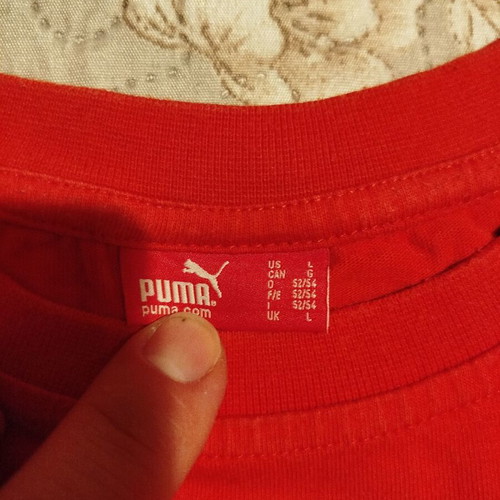 Puma Ferrari short-sleeve shirt used, Large, Michael Schumacher era