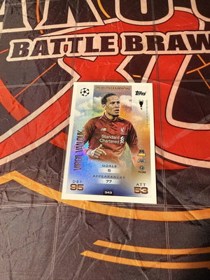 Van Dijk Topps Match Attax 2025/2026 trading card