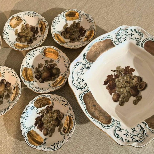 Rosenthal Sanssouci porcelain set 1+6 like new with gilded details