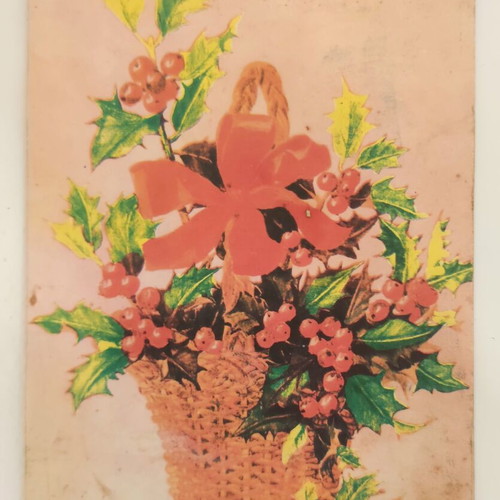 Vintage Christmas Letter Writing Pad, 14 Sheets