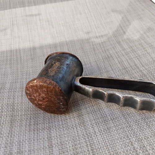 Copper hammer used, 1 kilo with short handle