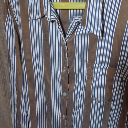 Rococo shirt large blue and brown like new