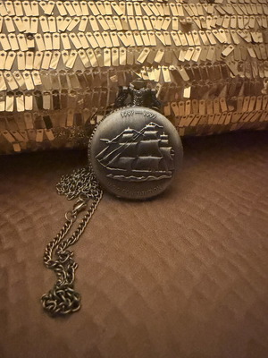 Vintage Old Ironsides Pocket Watch 1797-1997 New