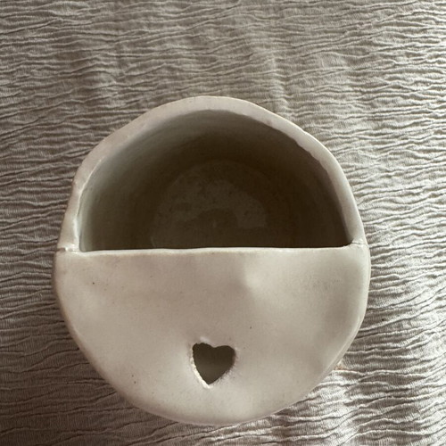 Handmade ceramic cup for cold drinks