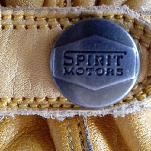 Spirit Motors Leather Motorcycle Gloves No 9 L used