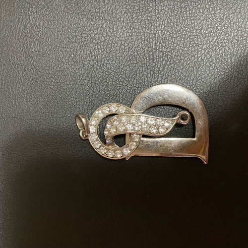 Jewelry for necklace used, silver