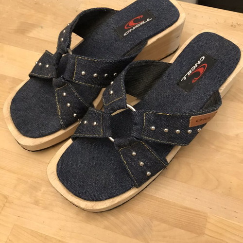 O'Neill platform shoes used, size 37, blue