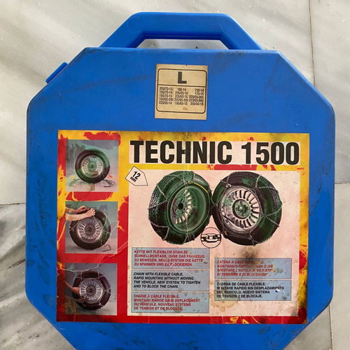 Technic 1500 12 mm snow chains used