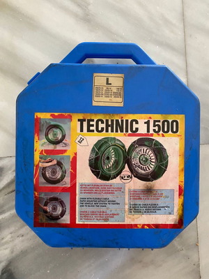 Technic 1500 12 mm snow chains used