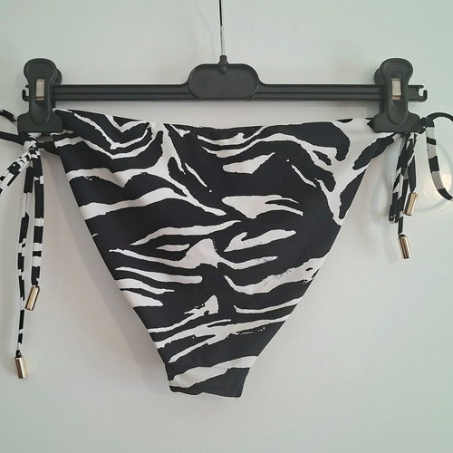 Bikini bottom zebra print, size Large