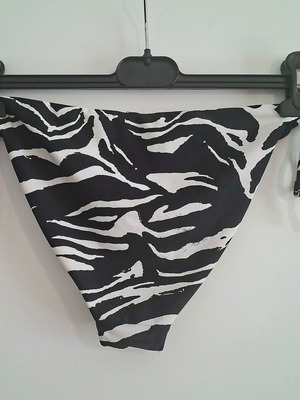 Bikini bottom zebra print, size Large
