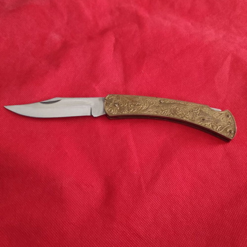 Decorative vintage Japanese knife cobra golden dragon like new