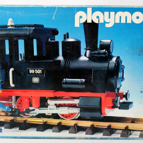 Playmobil System 4051 Vintage 1985 Train Steam Engine LGB new