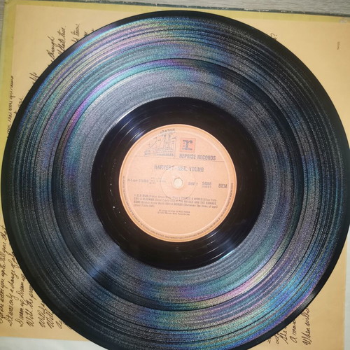 Neil Young Harvest vinyl used, Greek pressing 1981 with insert