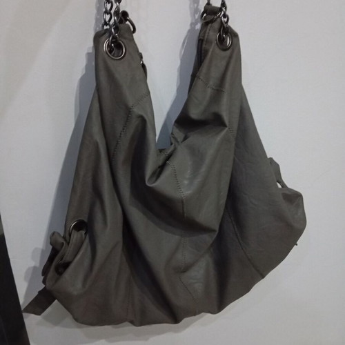 Bershka shoulder bag grey like new, large