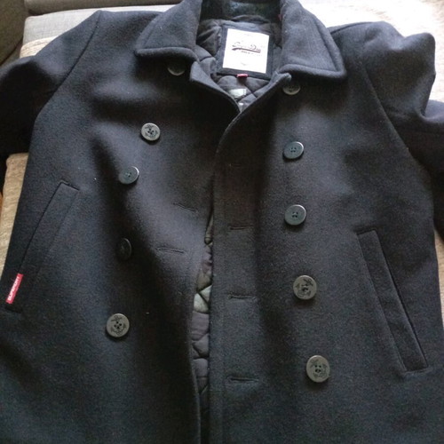 Superdry coat like new, size XL slim fit