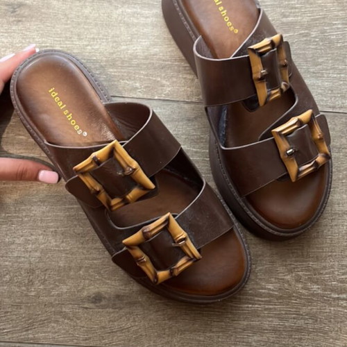 Slippers new, size 39, brown