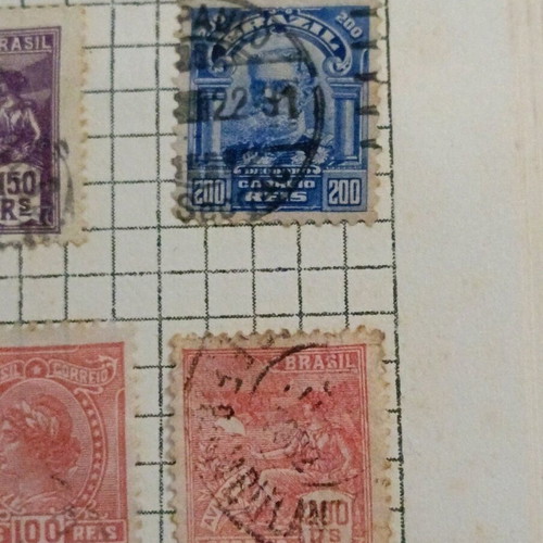 Brazilian stamps like new with unsealed items
