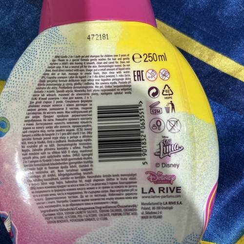 La Rive Disney Soy Luna Ouch Perfume and 2-in-1 Shower Gel Shampoo New