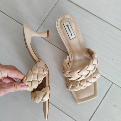Stradivarius sandals used, size 37, beige