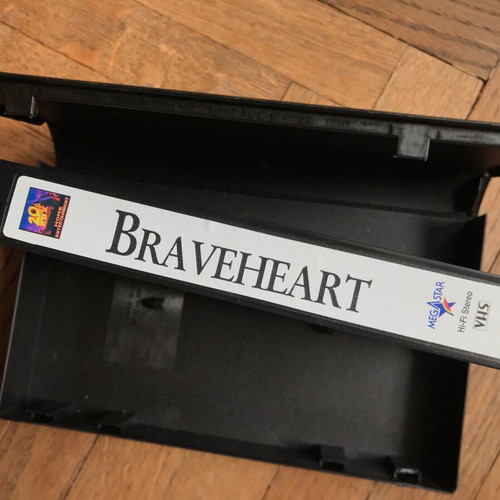 Braveheart VHS tape used, authentic movie
