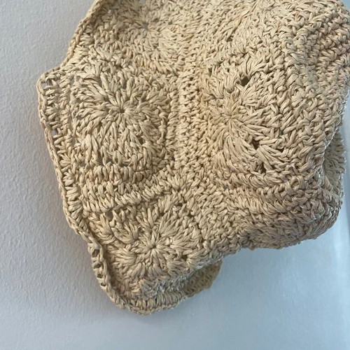 Sisley straw hat, beige, size S