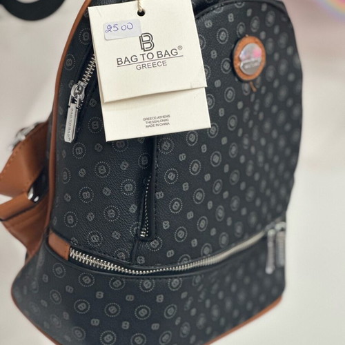 Bag to Bag backpack new, black and brown