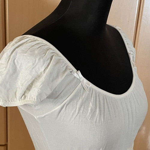 Regalinas white cotton cocktail dress, size M
