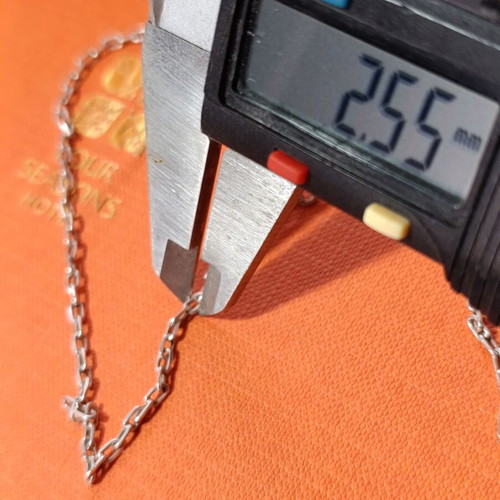 Silver Necklace Chain 950 Used, 50.3cm, 6.06g