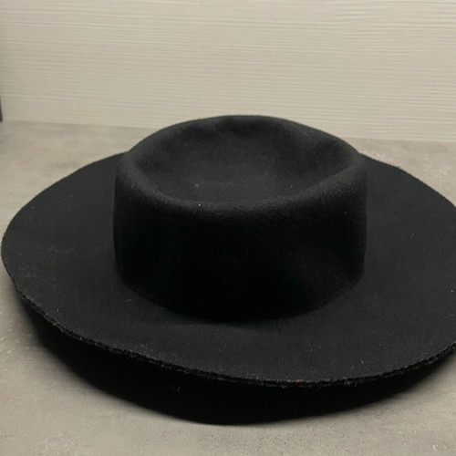 H&M hat black 100% wool like new, size M