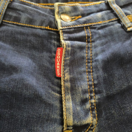 Dsquared2 men's jeans no 33 used, blue, size M
