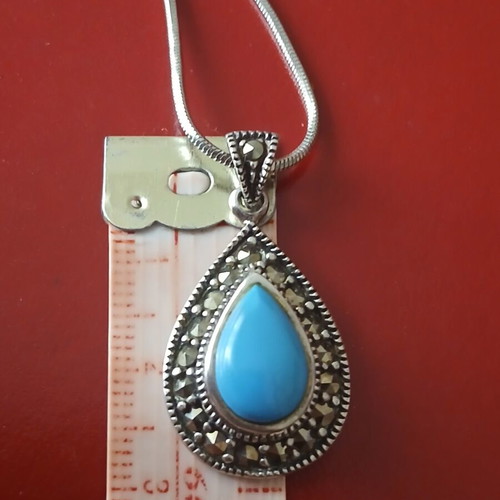 Silver 925 necklace with 42 cm chain