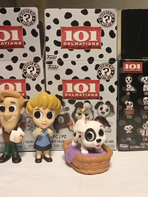 Funko Mystery 101 Dalmatians πακέτο καινούργιο με τα τρία