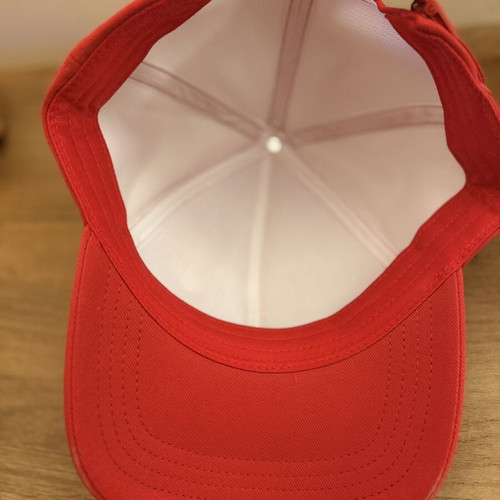 Omega red cap, one size adjustable