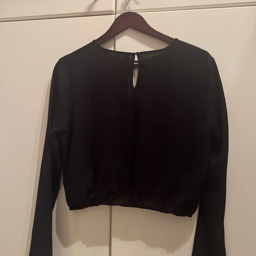 Blouse used, black, size M