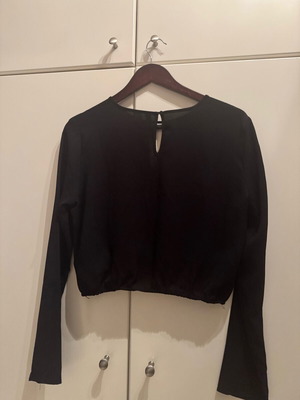 Blouse used, black, size M
