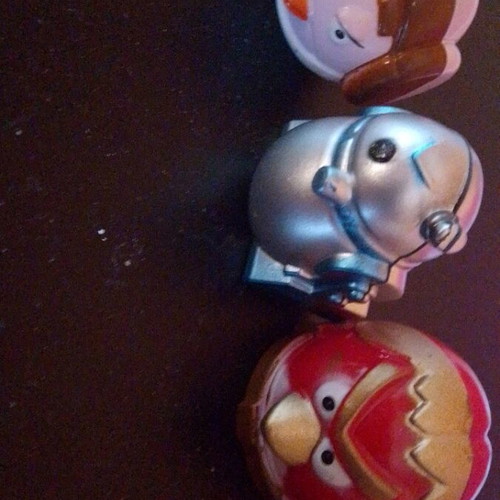 Angry Birds Star Wars collectible figures set of 5 by Hasbro like new
