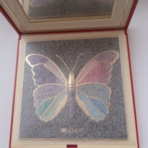 Collectible authentic vintage PUPA trousse like new, butterfly design