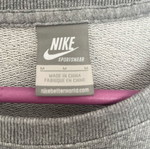 Nike thin sweatshirt new unisex size M